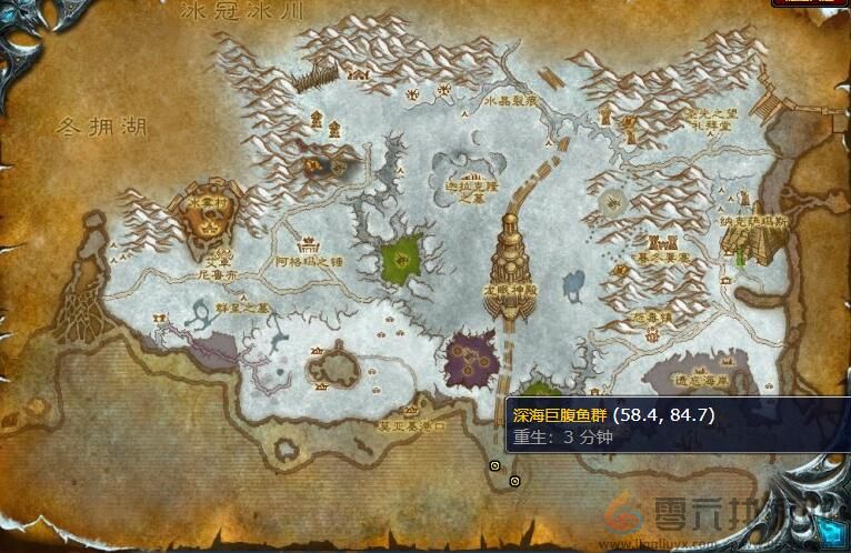 魔兽世界深海巨腹鱼群位置介绍(图3) 魔兽世界深海巨腹鱼群位置介绍(图3)