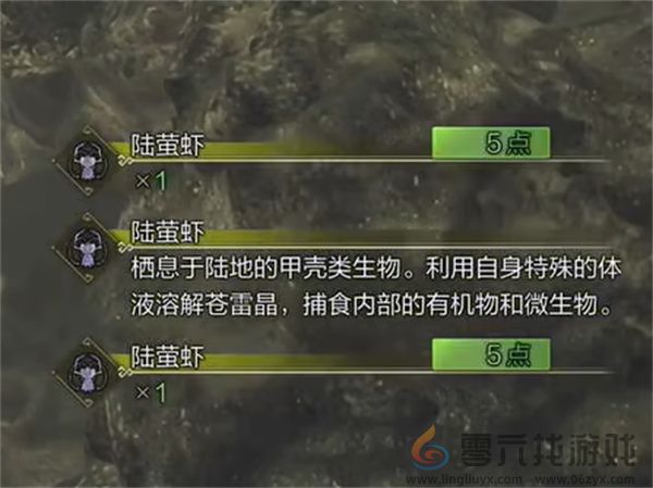 怪物猎人荒野陆萤虾具体位置分享(图3) 怪物猎人荒野陆萤虾具体位置分享(图3)